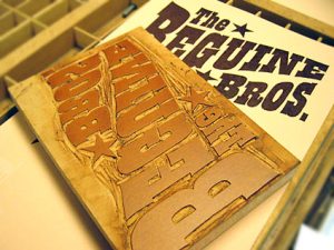 Beguine Bros. Linocut Blcok